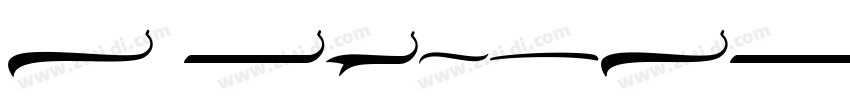 J Airplane swash It字体转换